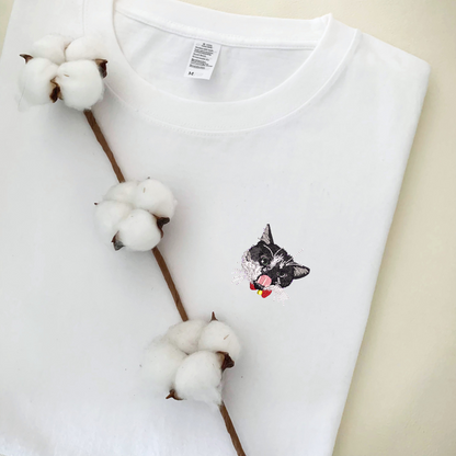 【一匹】半袖Tシャツ うちの子刺繍